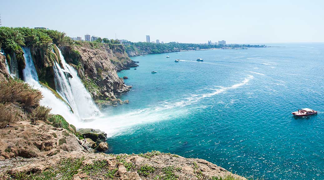 Waterfall at Antalya, Turkey